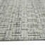 Tapis géométrique en laine noué à la main gris / noir Sieda-1818048516