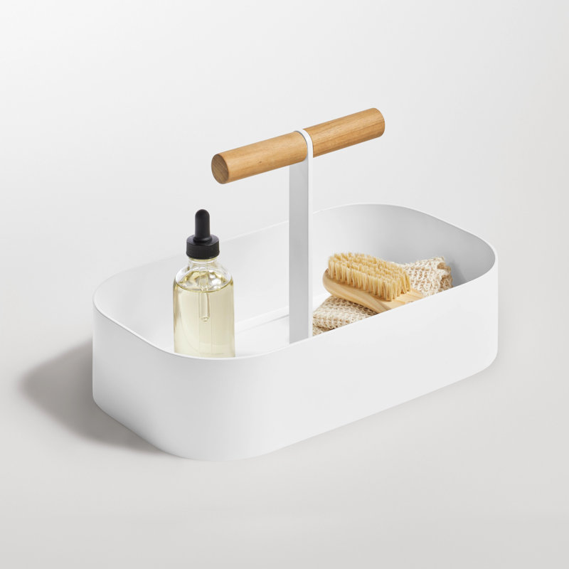 Pluck Large Caddy, White
