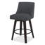 Tabourets de bar et de comptoir Loriell avec structure en bois massif-1010717034-1010717046-1010717036