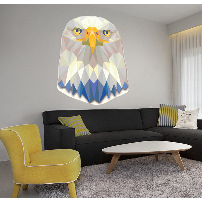 Animals Wall Decal, 46" H x 55" W