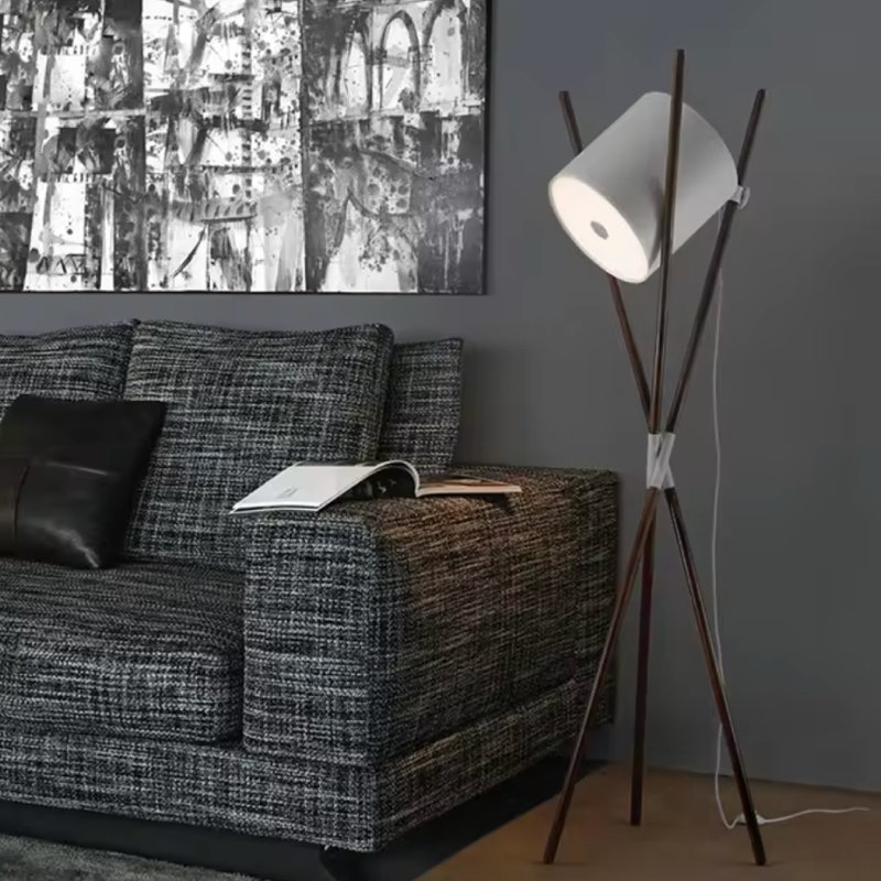 Mirtle 68'' Tripod Floor Lamp, White