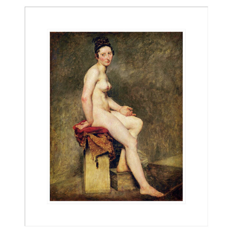 «Mademoiselle Rose» par Eugène Delacroix, impression giclée encadrée, H 21,03 po x l 17,75 po