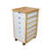Alfie-Thomas 6 Drawer Storage Drawer with Locking Wheels
