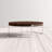 Chinmayi Coffee Table- Modern Round Coffee Table for Living Room, Bedroom, or Office - Walnut Brown Wood Coffee Table-1236266525