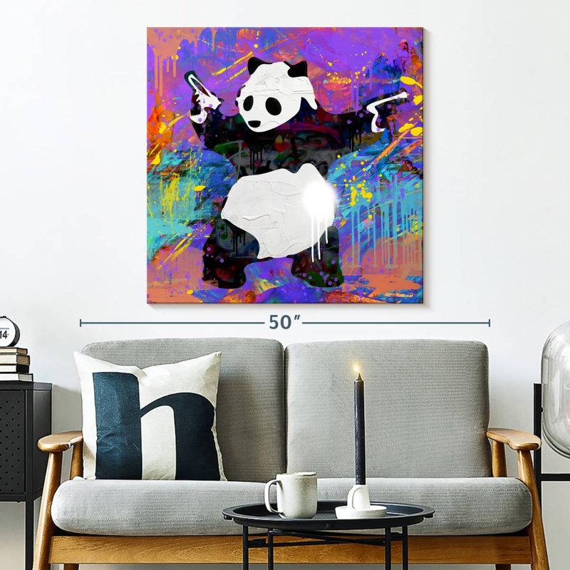 Bramam Pandamium, H 33 po x l 33 po