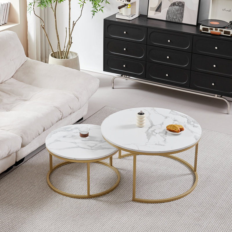 Nirvelli Frame Coffee Table, 44.5cm H x 60cm L x 60cm W