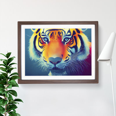 Tiger Colours Vol.3 1 Piece Single Picture Frame Wall Art