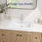 30-Inch White Ceramic Bathroom Sink, Fits 30-Inch Vanity,Pre-Drilled Faucet Hole,Modern Minimalist Design,Durable & Easy to Clean-132835540