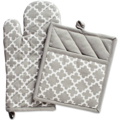 Ensemble de 2 pièces de cuisinier poignée et de four à winston porter treillis Trung