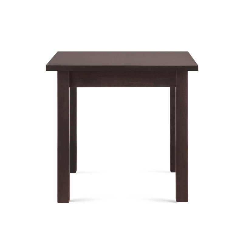 Solid Wood Base Dining Table, Wenge, 76cm H x 100cm L x 76cm W