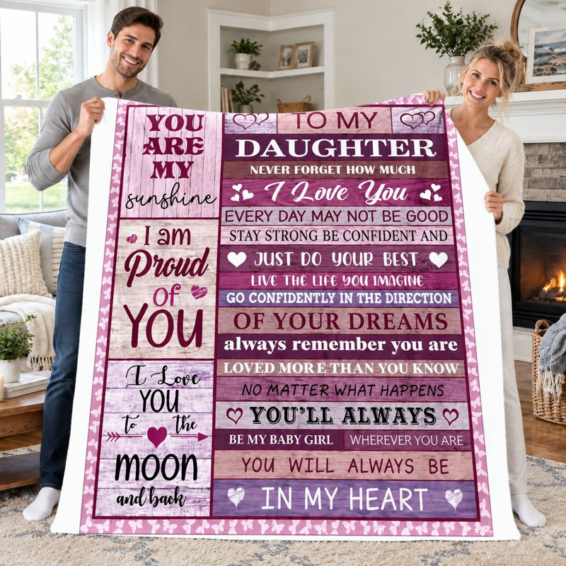 Couverture pour fille 1pc Fille, L 40 po x H 50 po
