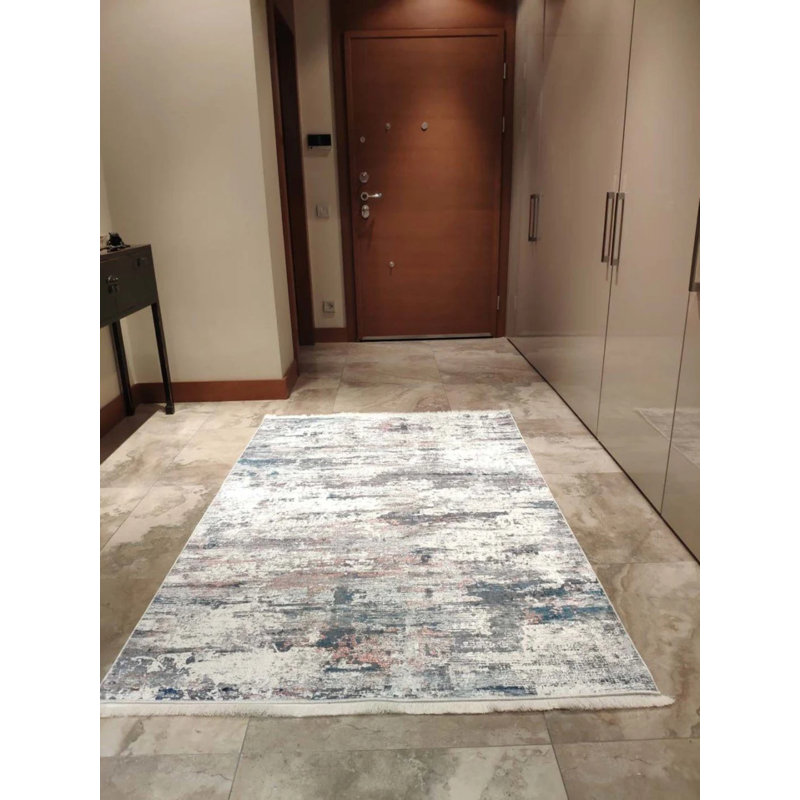 Toscana Performance Washable Abstract Indoor / Outdoor Rug, Rectangle 3'3" x 13'1"