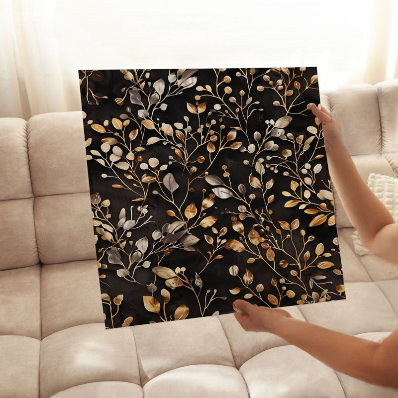 «Botanical Botanicals», reproduction d'art moderne sans cadre, H 14 po x l 14 po
