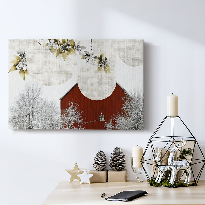 Christmas Holiday Arts - Toile tendue avec châssis XMA171577, H 8 po x l 12 po
