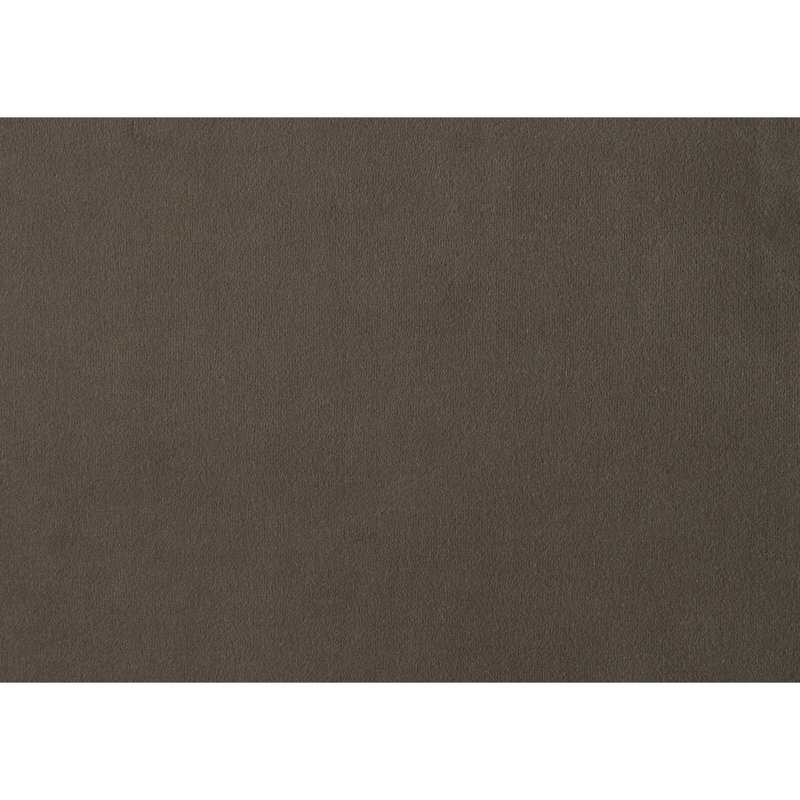 Velours brun avec coussin de siège amovible et dossier rembourré moderne