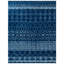 Tapis bleu marine à motif géométrique Cobos-1363941542