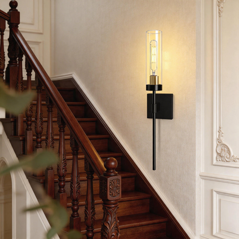 Battery Operated Wall Sconce With Remote Control, Dimmable Wireless Wall Light For Bedroom Living Room  Hallway, 1
