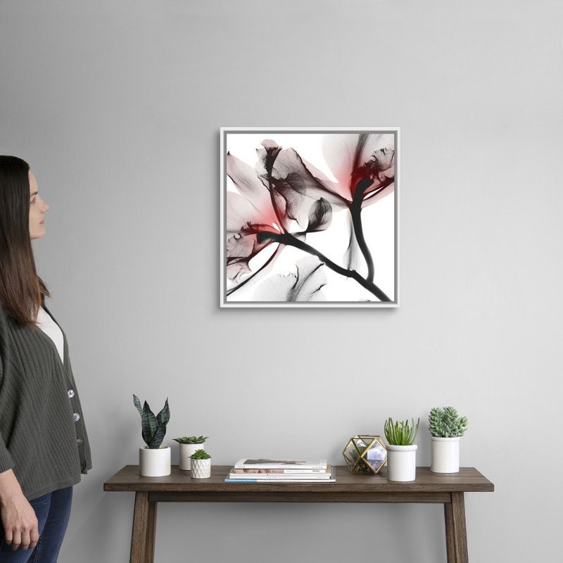 « Coral Luster 1 » par Albert Koetsier, reproduction d’art sur toile, H 22 po x l 22 po x P 1,75 po, Toile blanche encadrée