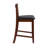 Keyesport Solid Wood Upholstered Seat Counter and Bar Stool-1343829334-1343829323-1343829326