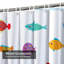 Rideau de douche mignon avec 12 crochets-1125429841