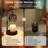 Candle Warmer Lamp With Timer Adjustable, Vintage Glass Wax Melting Lamps,Dimmer,(Black)-1186791202