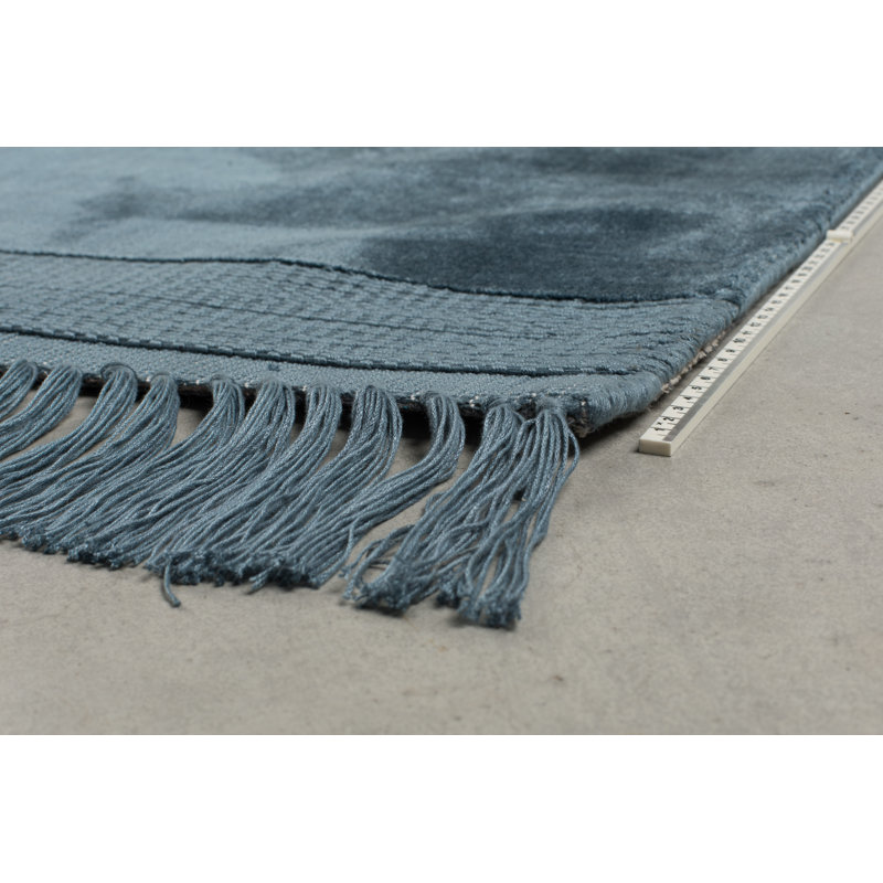 Blink Flatweave Area Rug in Blue, Rectangle 5'7" x 7'10"