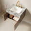 Meuble-lavabo moderne en pierre de contreplaqué (avec meuble-lavabo et lavabo)
