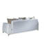 3 lits modernes, revêtement en tissu de velours, structure en bois, lit caché, sous-rangement blanc, housse, option de lit,