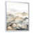 White Floater Framed