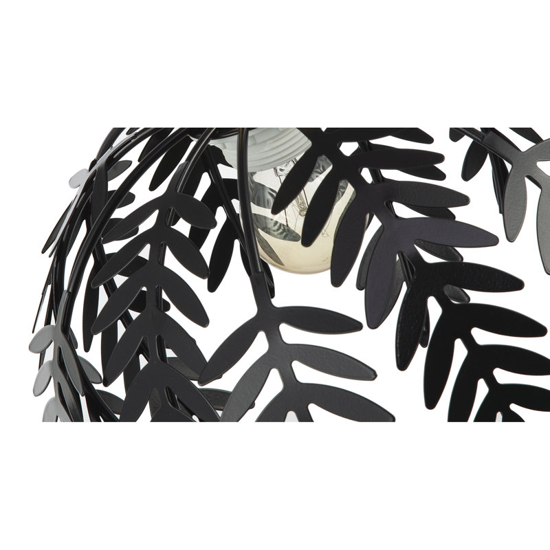 17cm H Metal Lamp Shade in Black