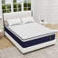Matelas hybride moyen ferme 10 po dans une boîte - mousse à mémoire de forme et ressorts ensachés, Certipur-US-127723132