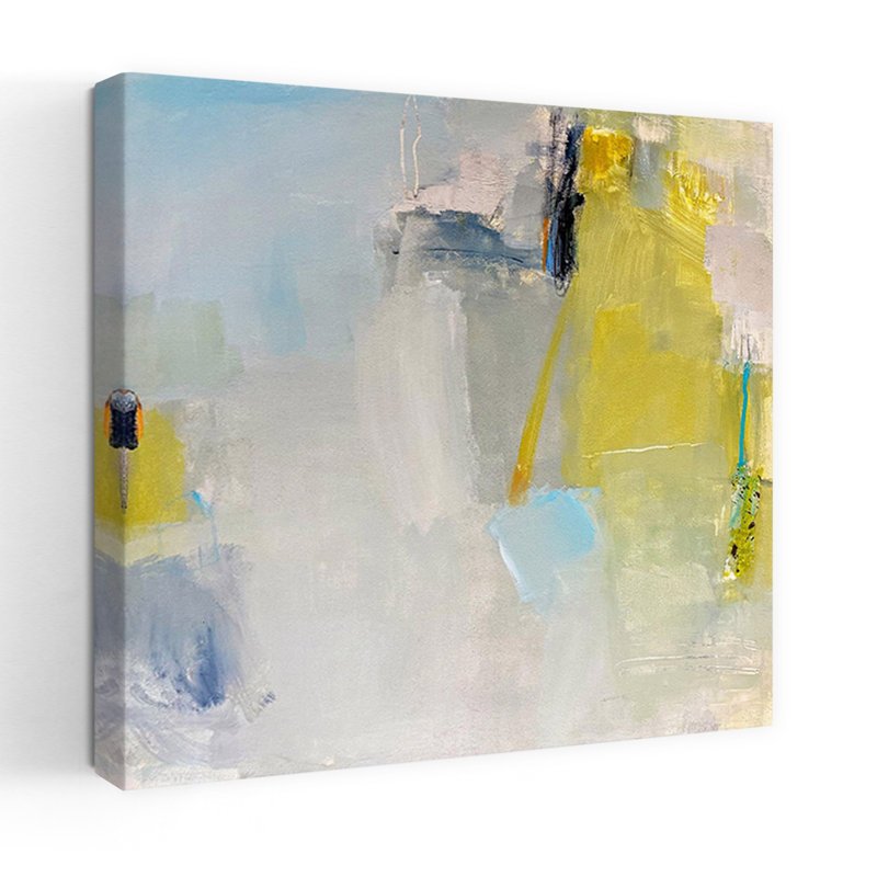 Quiet Sounds, art contemporain abstrait, H 36 po x l 36 po