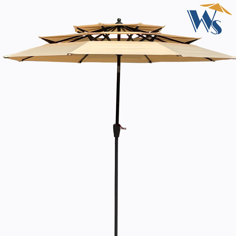 Parasol de marché 108,00 po, Brun clair