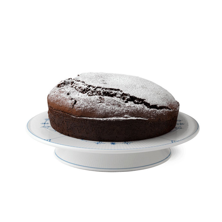 Royal Copenhagen Blue Fluted Plain Cake Stand
