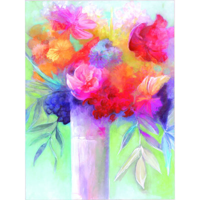 " Water Colour Bouquet Bright Colour "