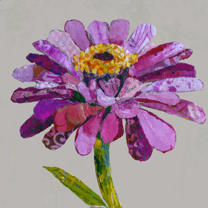 Z Is For Zinnia I, H 12 po x l 12 po