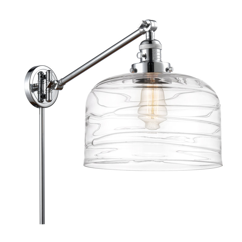 Lampe murale avec bras pivotant 12 po Shauna Bell, Incandescente, Chrome poli