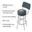 Tabouret pivotant non fini 31 po