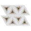 Ako 5" Triangle Marble Micro Mosaic Tile-176846689