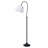68" Black Metal Arched Floor Lamp
