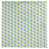 Bleu sarcelle / jaune / pêche