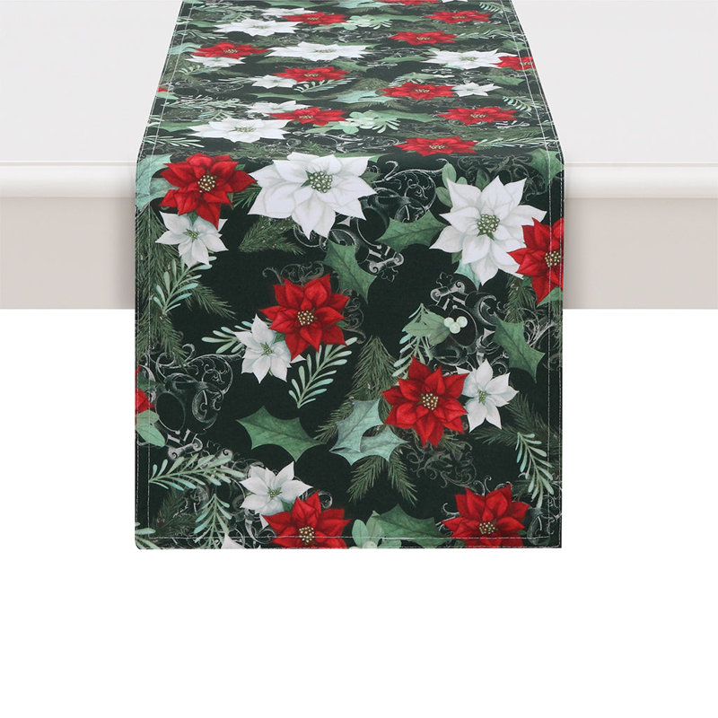 Christmas Elegance Table Runner, 72" L x 13" W