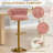 Upholstered Bar Stool Set Of 4, Velvet Swivel Barstools, Height Adjustable Counter Stools With Woven Backrest-1207284071