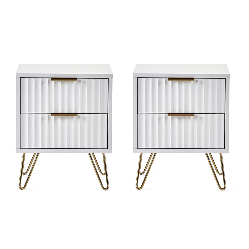 Brasstown 45cm W Bedside Table