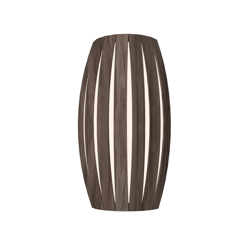 2 - Light LED Flush Mounted Sconce, American Walnut