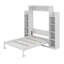 Lit escamotable double avec tablettes et DEL-1638913539