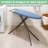 Metal Ironing Board with Iron Rest Heat Resistant Covers, Seven-Level Adjustable Heights Iron Board