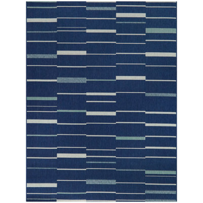 Striped Indoor / Outdoor Rug