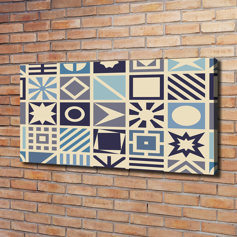 Geometric Background - Wrapped Canvas Print