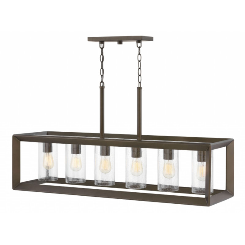 Lustre d'extérieur bronze chaud 6,5 po H 6,5 po Rhodes